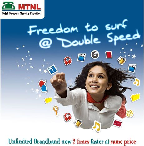 MTNL (Delhi) introduced High Speed Unlimited Broadband Combo Plans 1 mtnl delhi